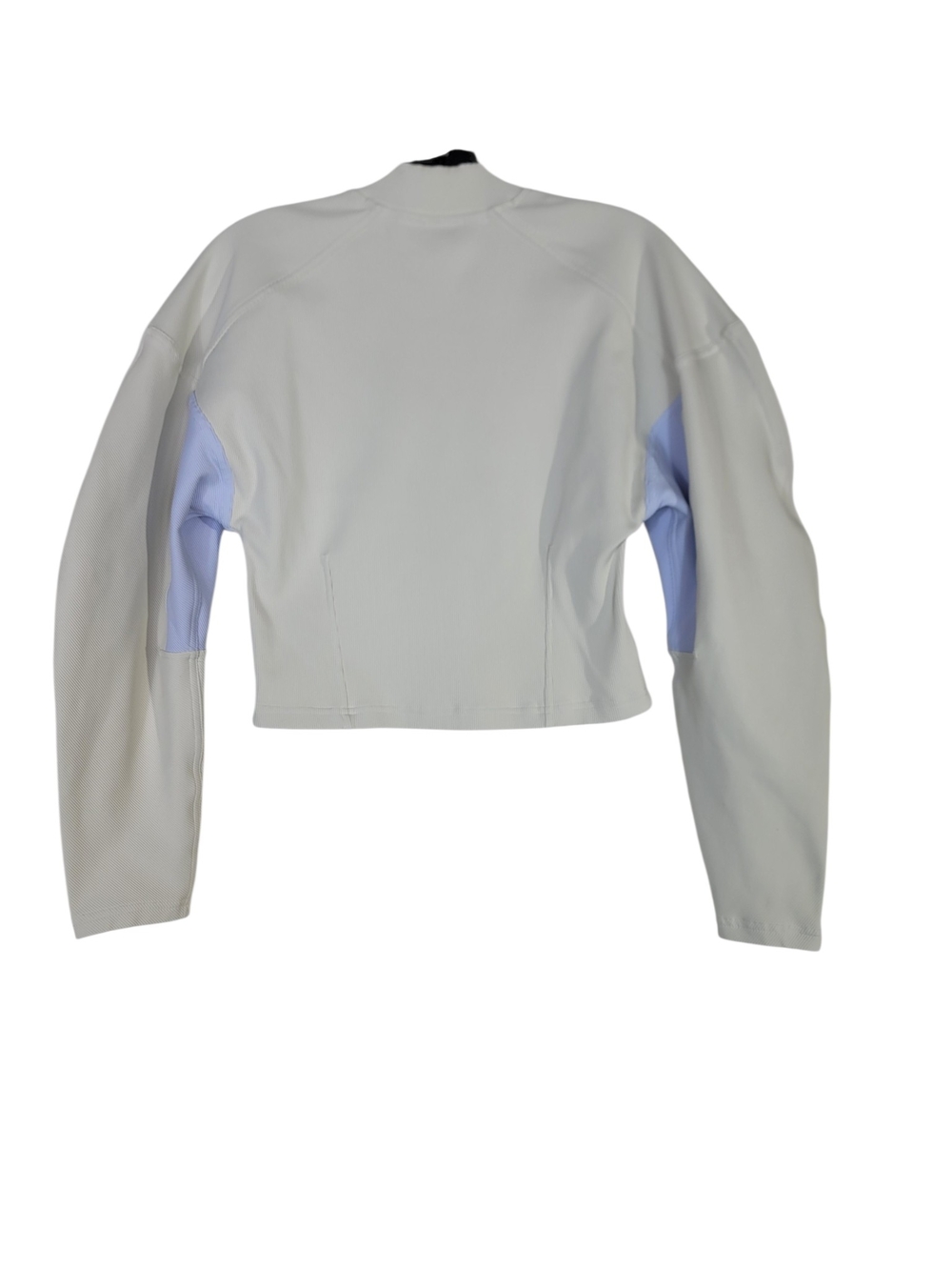 Lululemon Ribbed Luxtreme Wide-Sleeve Pullover Bone / Blissful Blue - Picture 3 of 11